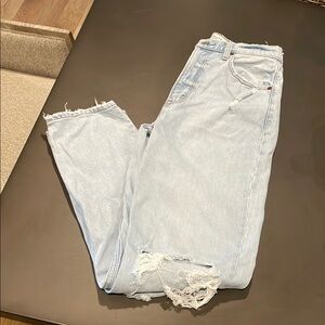 Abercrombie & Fitch 90s Straight Ultra High Rise